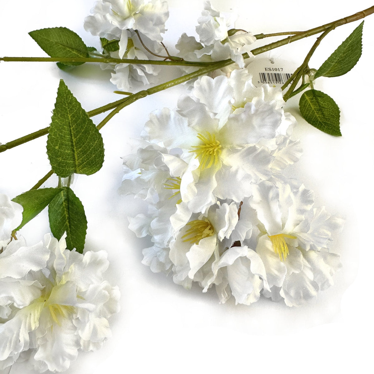 Artificial Apple Blossom Tree Branch Faux Plants Blue Frog Toys