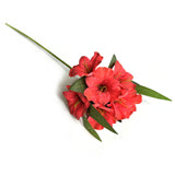 Artificial Alstroemeria Flower Spray Red 47cm