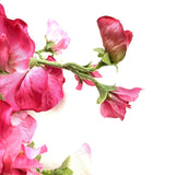 Artificial Sweet Pea Flower Bundle 43cm - Pink