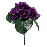 Artificial African Violet Plant 20cm