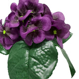 Artificial African Violet Plant 20cm