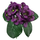 Artificial African Violet Plant 20cm