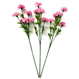 Artificial Carnation Flower Stem 58cm Pink