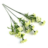 Artificial Carnation Flower Stem 58cm Lime Green