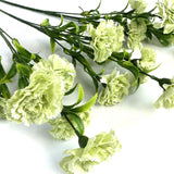 Artificial Carnation Flower Stem 58cm Lime Green