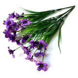 Artificial Cuban Bulrush Plant - Purple Flowers