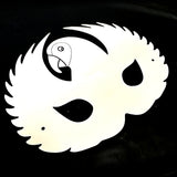 5 Plain Card Jungle Animal Face Masks