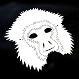 5 Plain Card Jungle Animal Face Masks