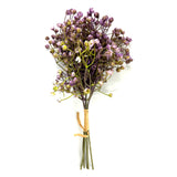 Artificial Gypsophila Purple Flower Bundle 33cm