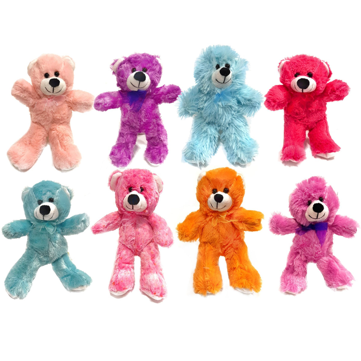 Coloured 2024 teddy bears