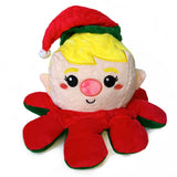 30cm Christmas Reversible Octopus Soft Toy