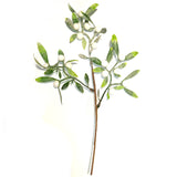 Artificial Mistletoe Spray with glitter and berries. Christmas Decoration