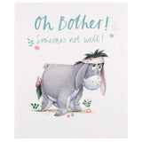 Disney Eeyore Get Well Soon Hallmark Greetings Card