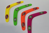 32 Assorted Colour Boomerang Toys