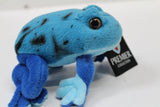 13cm Blue frog Soft Toy