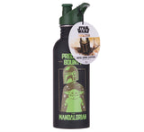 The Mandalorian "Precious Bounty" 750ml metal canteen water bottle.