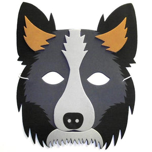 Sheepdog collie foam children's masks perfect for schools and groups