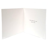 Hallmark Cute  Teddy Bear Get Well Soon Greetings Card inside wording