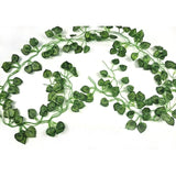 Artificial Watermelon Leaf (Peperomia) Garland - 1.8M long