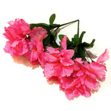 Artificial Iris Plant with Pink Flowers - 34cm