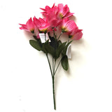 Artificial Alstroemeria Plant - Hot Pink Flowers