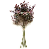 Artificial Purple Eucalyptus Faux Foliage Bundle