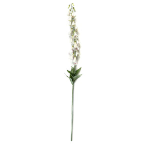 Artificial Foxglove Flower Stem 105cm - Cream