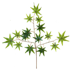 Artificial Maple Tree Leaf Spray 60cm