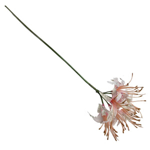 Artificial Nerine Flower Stem With Pink Faux Flowers