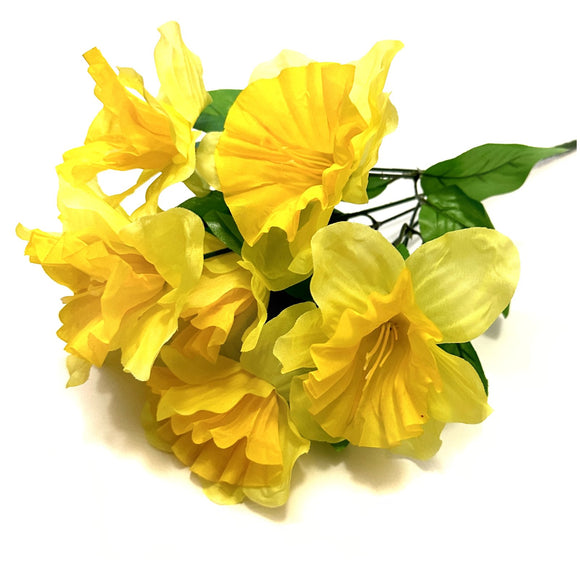 Artificial Daffodil Bush Decoration