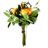 Artificial Orange Rose Bundle Bouqet