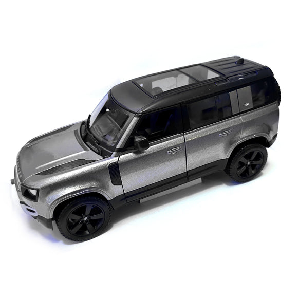 Diecast Land Rover Defender Scale Model Silver