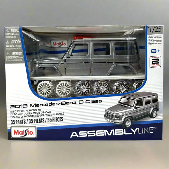 Diecast Mercedes-Benz G-Class Scale Model - Self Assembly Kit