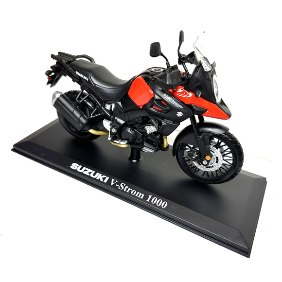 Diecast Suzuki V-Strom Motorcycle Scale Model