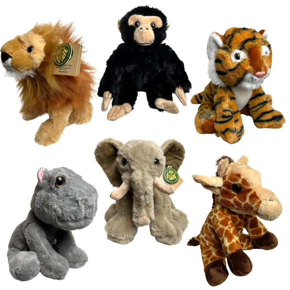 30cm Eco Earth Soft Toy Wild Animal