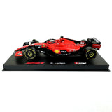 1:43 Diecast F1 2023 Ferrari Sf-23 With Helmet Leclerc Scale Model