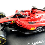 1:43 Diecast F1 2023 Ferrari Sf-23 With Helmet Leclerc Scale Model