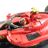 1:43 Diecast F1 2023 Ferrari Sf-23 With Helmet Sainz Scale Model