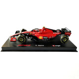 1:43 Diecast F1 2023 Ferrari Sf-23 With Helmet Sainz Scale Model