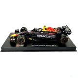 1:43 Diecast F1 Red Bull Racing Rb19 2023 With Helmet Perez Scale Model