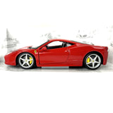 1:24 Diecast Ferrari 458 Italia Scale Model