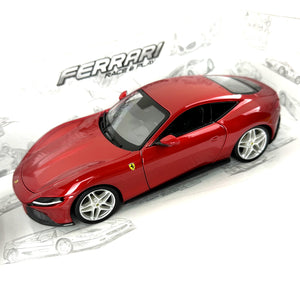 1:24 Diecast Ferrari Race And Play Roma Scale Model Car