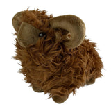 25cm Standing Highland Woolly Ram Sheep Soft Toy - Choice of Colour