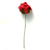 Artificial Foam Red Rose Flower Stem 24cm