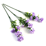 Artificial Carnation Flower Stem 58cm Purple