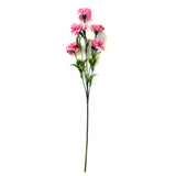 Artificial Carnation Flower Stem 58cm Pink