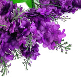 Artificial Lilac Flower Bush Purple 35cm