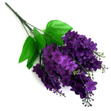 Artificial Lilac Flower Bush Purple 35cm