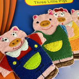 Three Little Pigs Finger Puppet Set