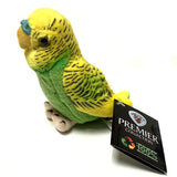 13cm Budgerigar - Budgie Soft Toy - Choose Blue or Green